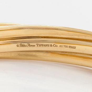 Tiffany & Co, Paloma Picasso, "Melody" örhängen, 18K guld.