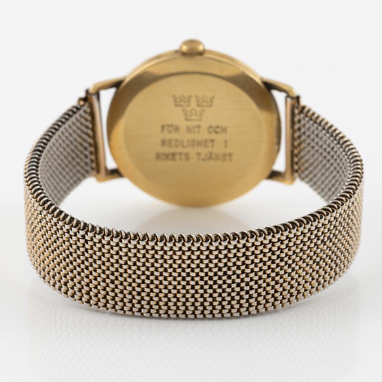 Certina, armbandsur, 18K guld, 34 mm.