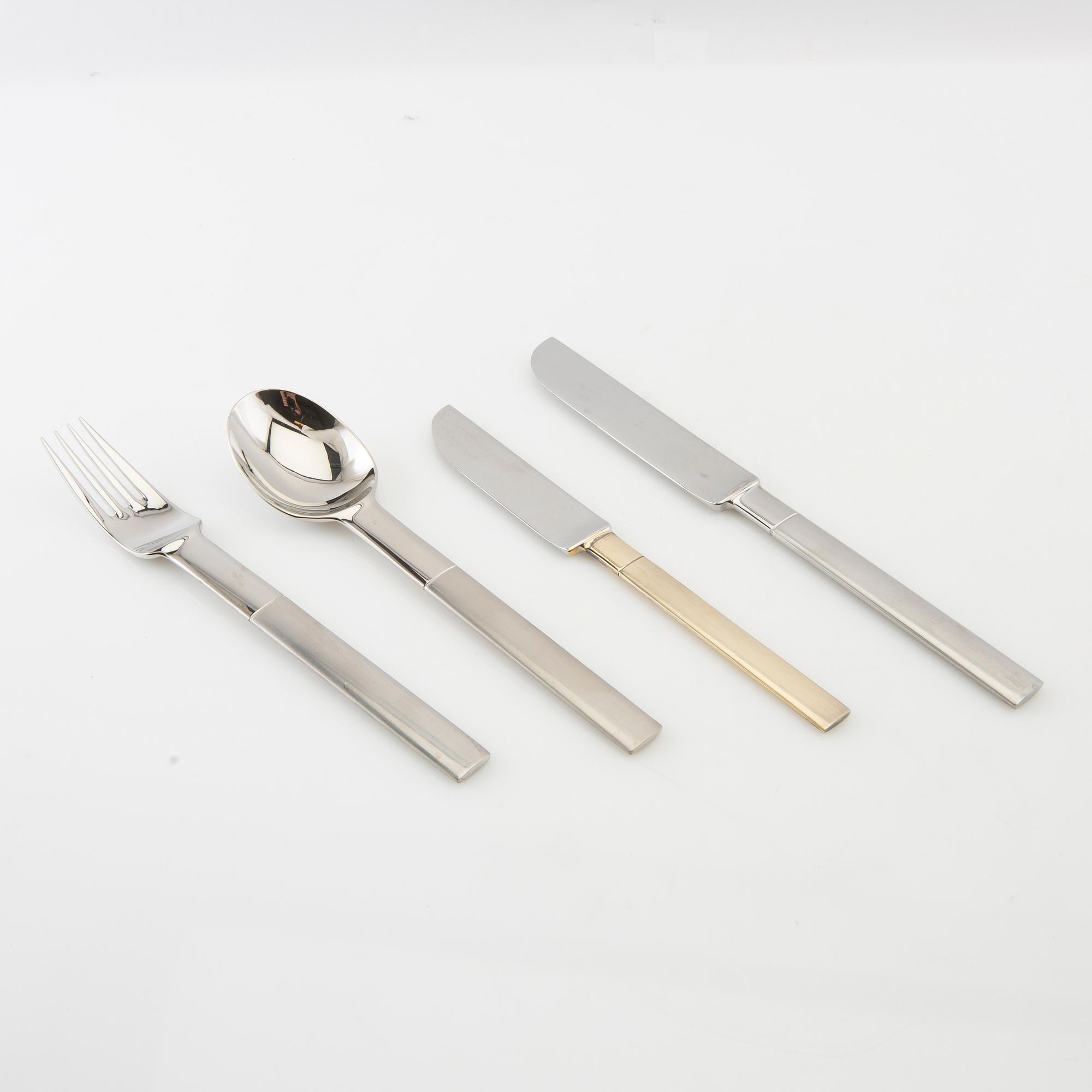 Gunnar Cyrén, cutlery 84 pcs "Nobel" Gense/Yamazaki.