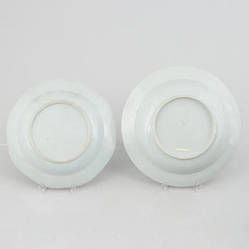 Parti porslin, 7 delar, Kina, 1700-1900-tal.