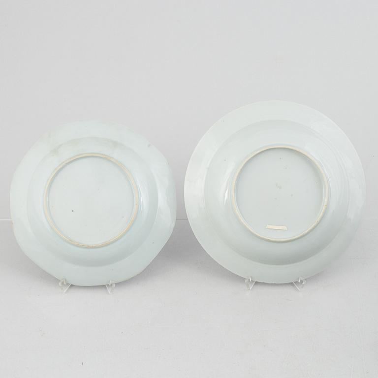 Parti porslin, 7 delar, Kina, 1700-1900-tal.